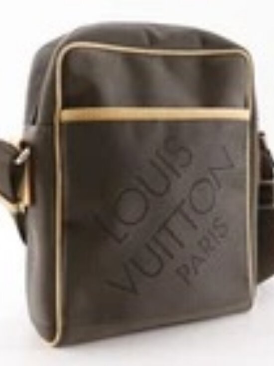 LOUIS VUITTON Sitadan NM Shoulder Bag M93224 Tail Brown Damier Jean Canvas main image 5